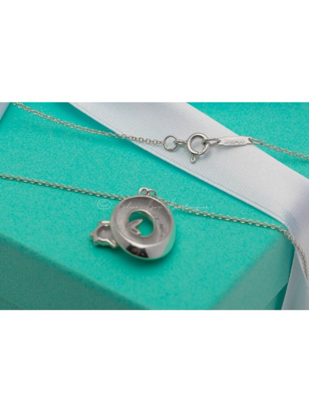 Tiffany & Co. Goldfish Necklace Swim Ring Float Fish Pendant in Silver - Picture 4 of 7